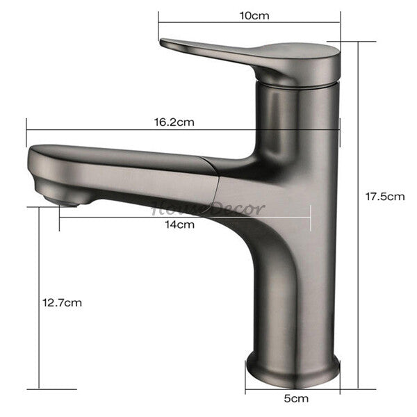 Modern bath shower mixer tap pull out spray additional view