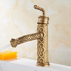 Modern bathroom basin mixer tap detailed product view detail view