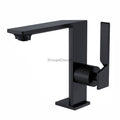 Modern bath shower mixer tap single lever control detail view