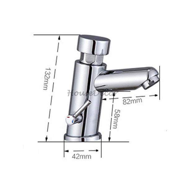 Modern bathroom basin mixer tap detailed product view additional view