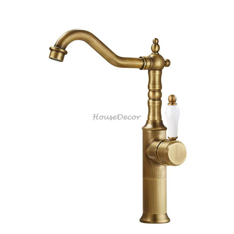 Modern Ceramic bath shower mixer tap swivel spout detail view
