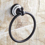 Modern Ceramic towel ring wall mounted design main view