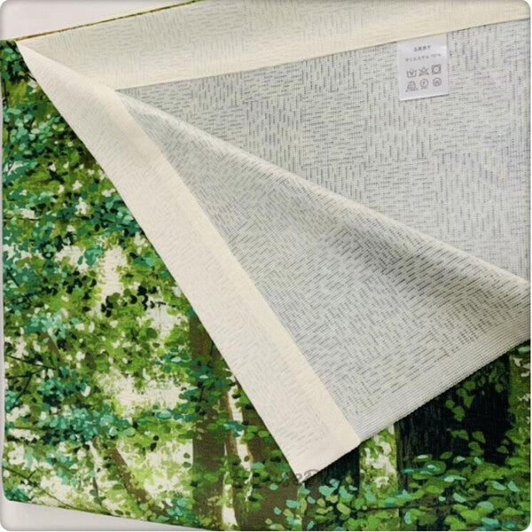 Green Fabric doorway curtain room divider design additional view