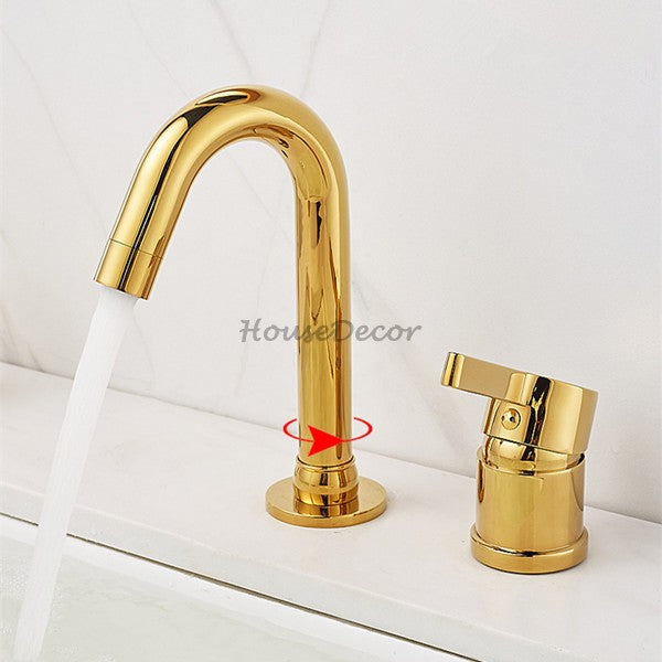 Modern bath shower mixer tap swivel spout additional view