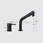 Modern bath shower mixer tap pull out spray additional view