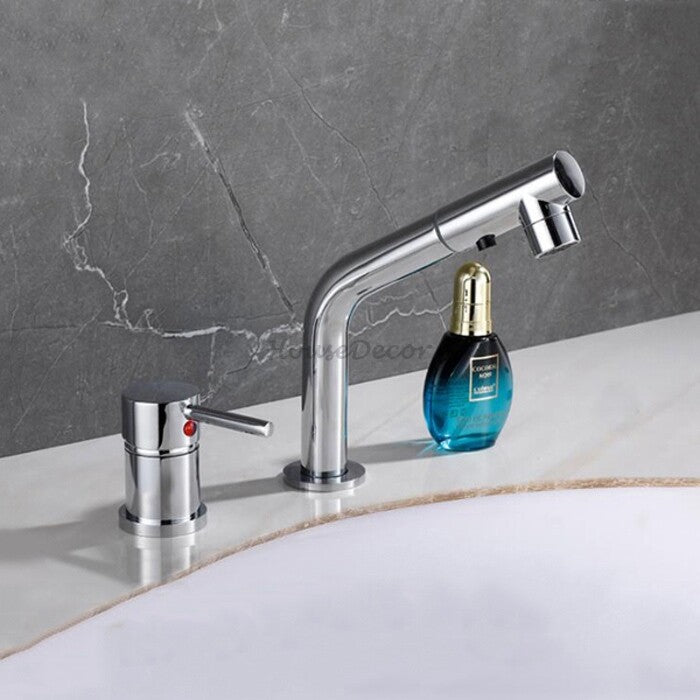 Modern bath shower mixer tap pull out spray additional view