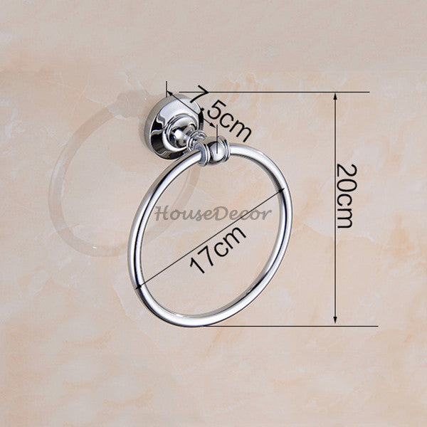 Modern towel ring detailed product view detail view