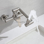 Modern kitchen sink mixer tap swivel spout additional view