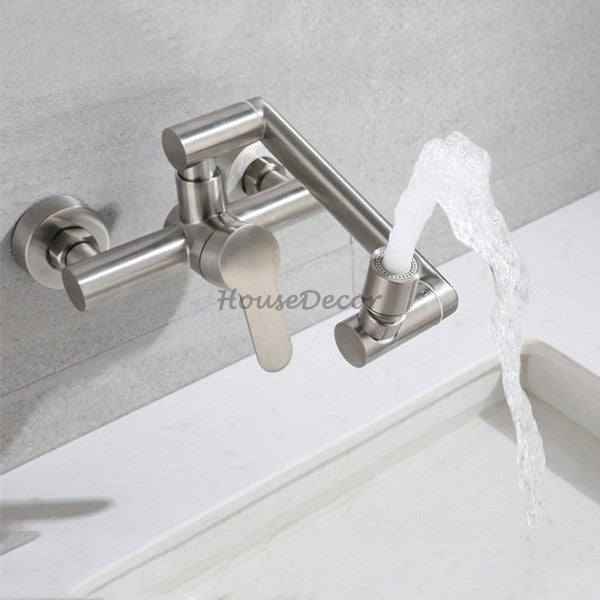 Modern kitchen sink mixer tap swivel spout additional view