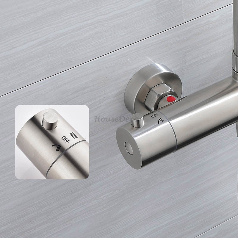 Modern bath shower mixer tap wall mounted design additional view