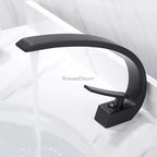 Modern bath shower mixer tap deck mounted design detail view