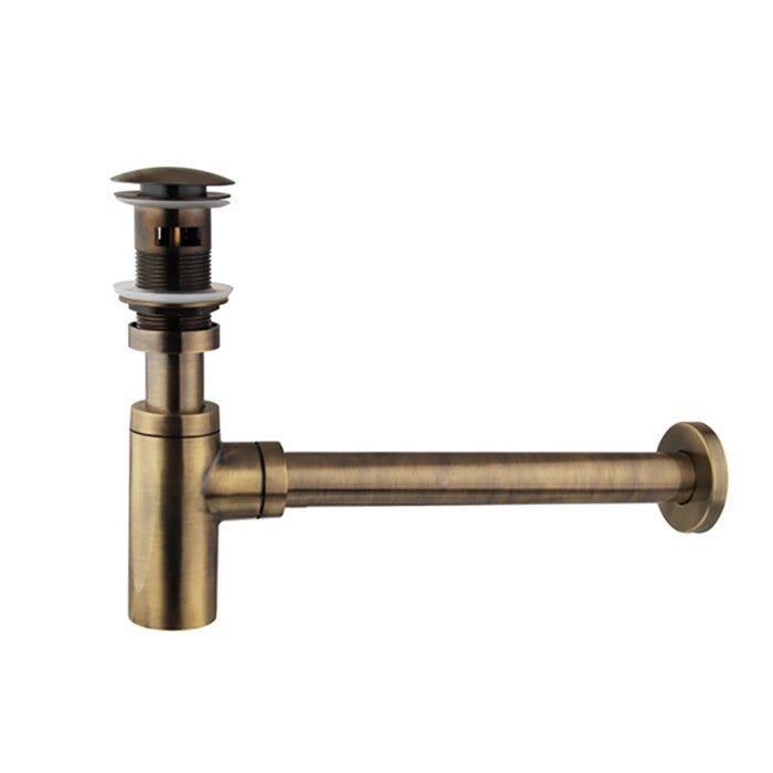 Brass basin bottle trap detailed product view main view