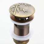 Antique Brass basin waste detailed product view main view