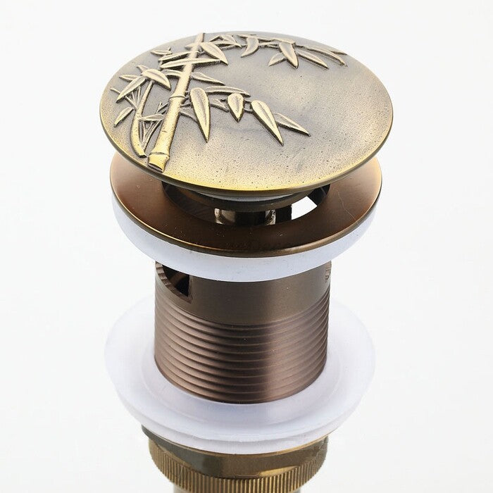 Antique Brass basin waste detailed product view main view