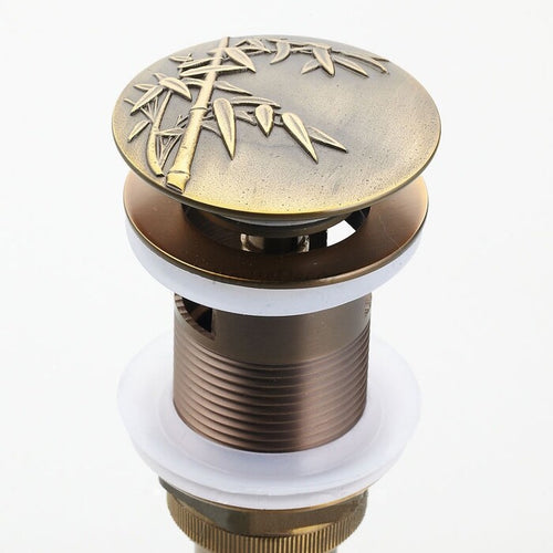 Antique Brass basin waste detailed product view main view