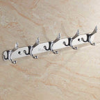 Modern towel rack wall mounted design detail view
