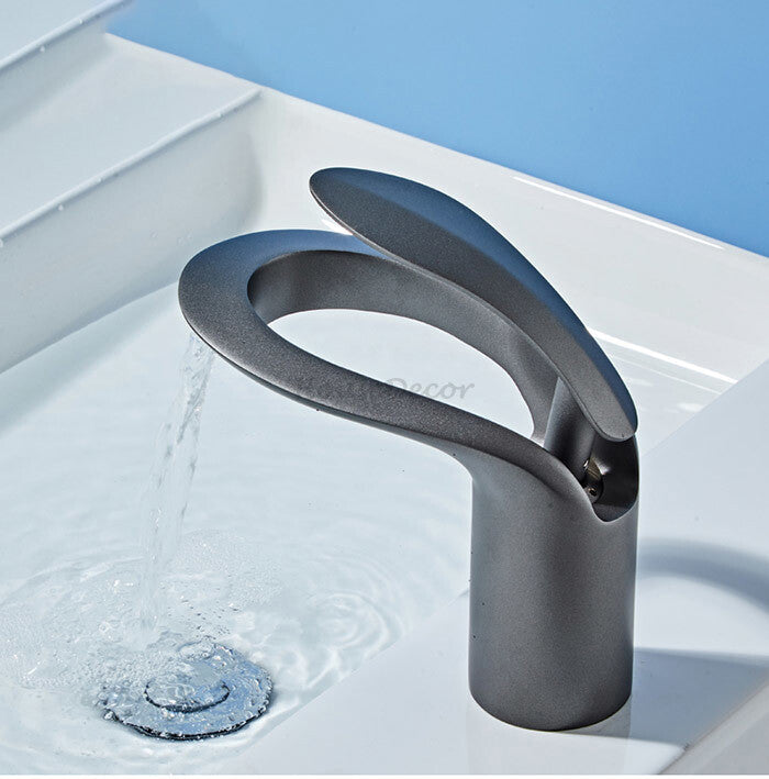 Modern bath shower mixer tap waterfall spout additional view
