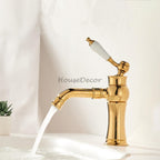 Gold Brass bath shower mixer tap detailed product view additional view