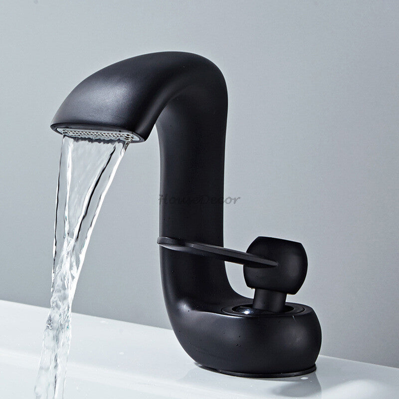 Brass bath shower mixer tap waterfall spout additional view