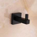 Black robe hook wall mounted design main view