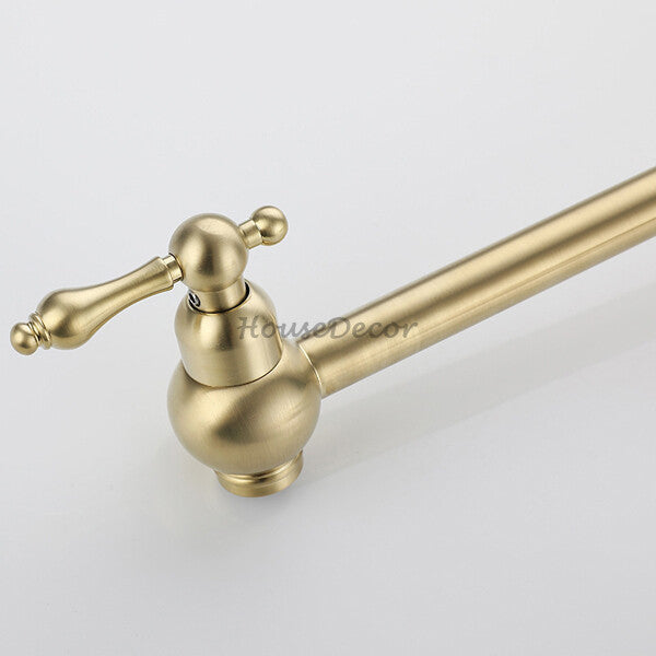 Modern Brass kitchen sink mixer tap swivel spout additional view
