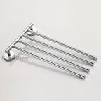 Chrome towel rack swivel spout additional view