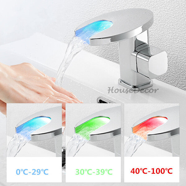 Modern bath shower mixer tap waterfall spout additional view