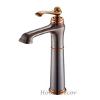 Gold bath shower mixer tap deck mounted design main view