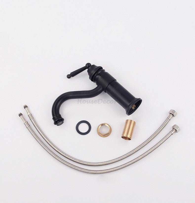 Modern bath shower mixer tap swivel spout detail view
