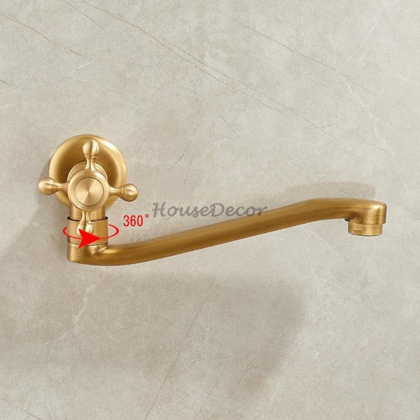 Modern utility faucet swivel spout additional view