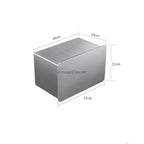 Modern Stainless Steel toilet paper holder detailed product view additional view