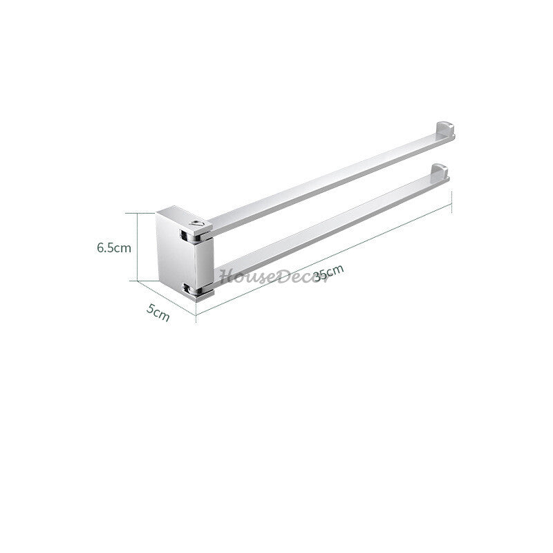 Modern Brass towel rack detailed product view detail view