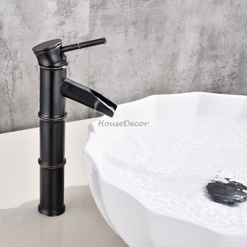 Black bath shower mixer tap deck mounted design detail view