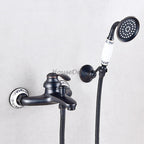 Bronze bath shower mixer tap wall mounted design additional view