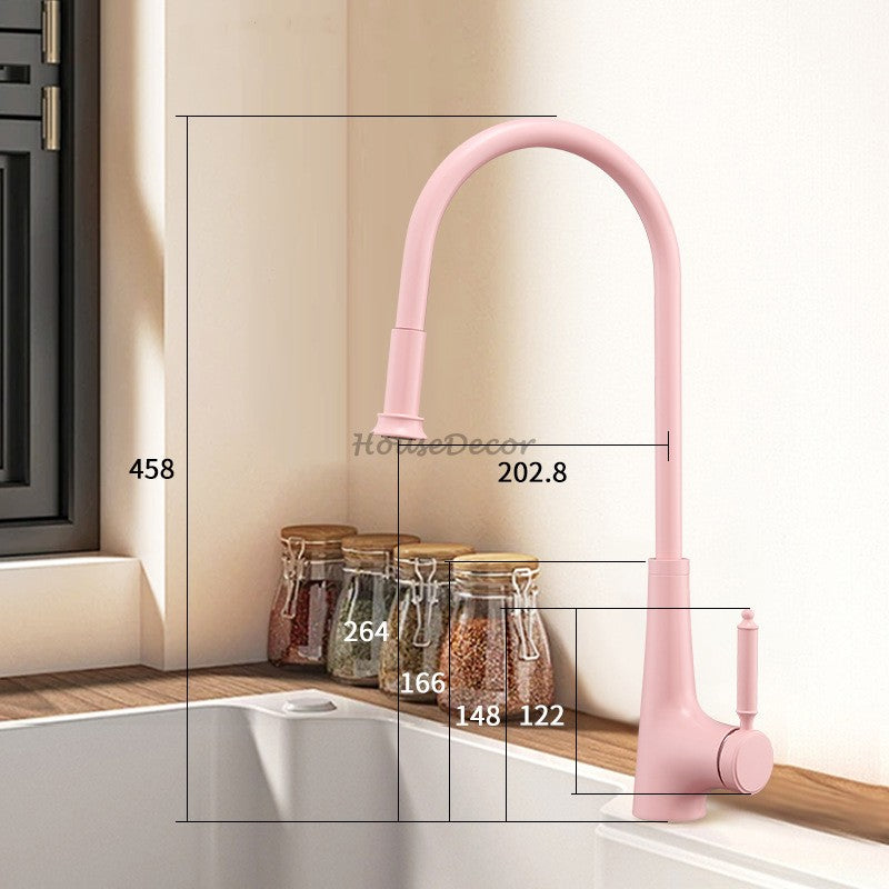Modern Stainless Steel kitchen sink mixer tap pull out spray additional view