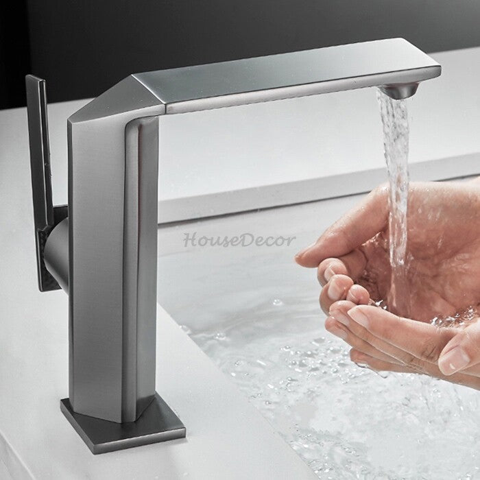 Modern bath shower mixer tap waterfall spout additional view