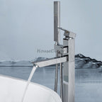 Modern bath shower mixer tap handheld shower set additional view
