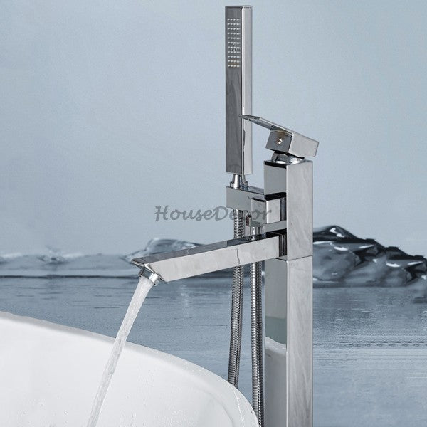 Modern bath shower mixer tap handheld shower set additional view
