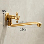 Modern utility faucet swivel spout additional view