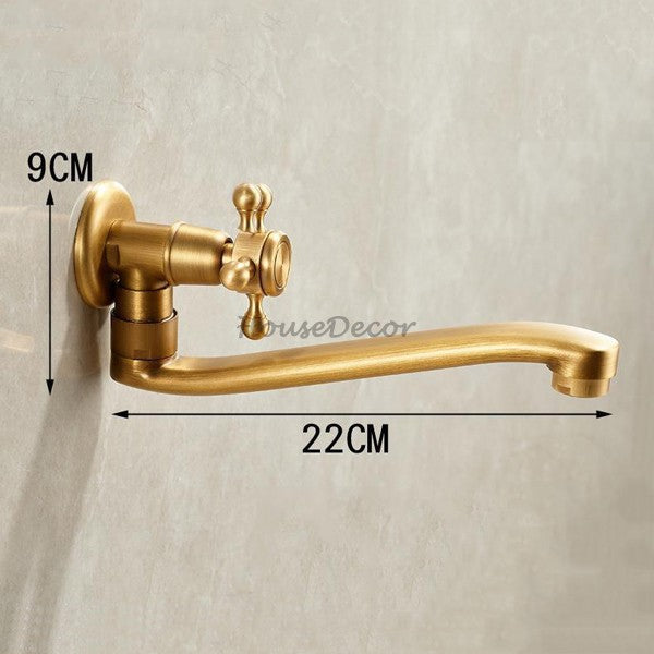 Modern utility faucet swivel spout additional view