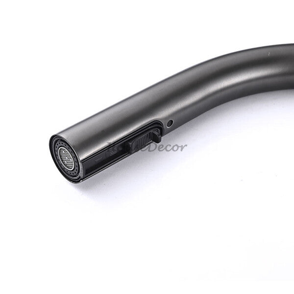 Modern kitchen sink mixer tap pull out spray additional view