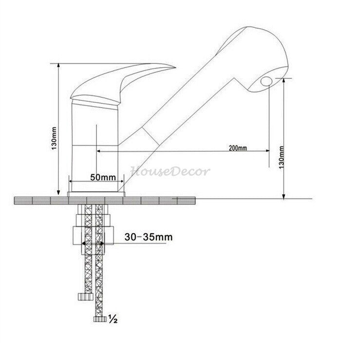 Modern kitchen sink mixer tap pull out spray additional view