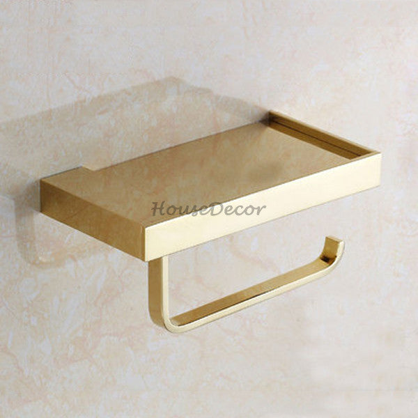 Modern Brass toilet paper holder detailed product view main view