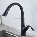 Modern bath shower mixer tap pull out spray detail view