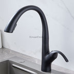 Modern bath shower mixer tap pull out spray detail view