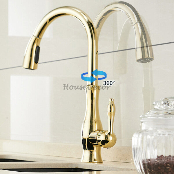 Modern kitchen sink mixer tap pull out spray additional view
