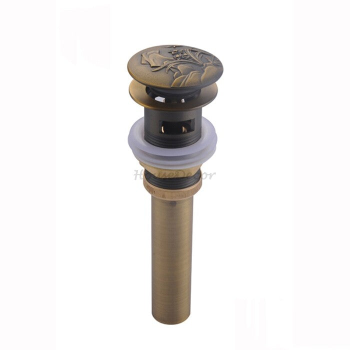 Antique Brass basin waste detailed product view main view