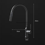 Modern kitchen sink mixer tap pull out spray additional view