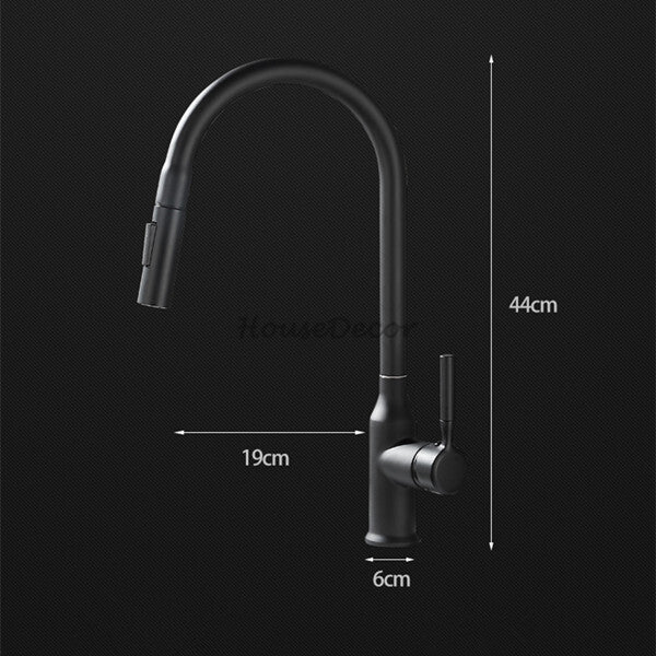 Modern kitchen sink mixer tap pull out spray additional view