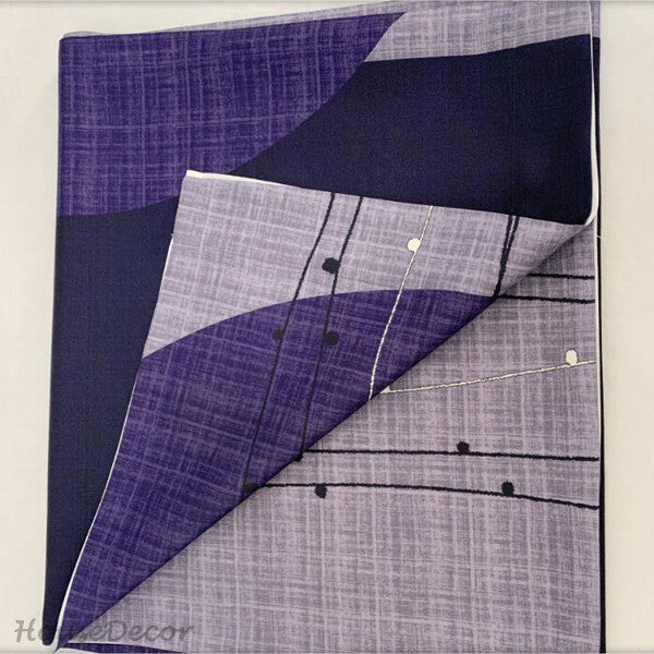 Modern Fabric doorway curtain room divider design detail view